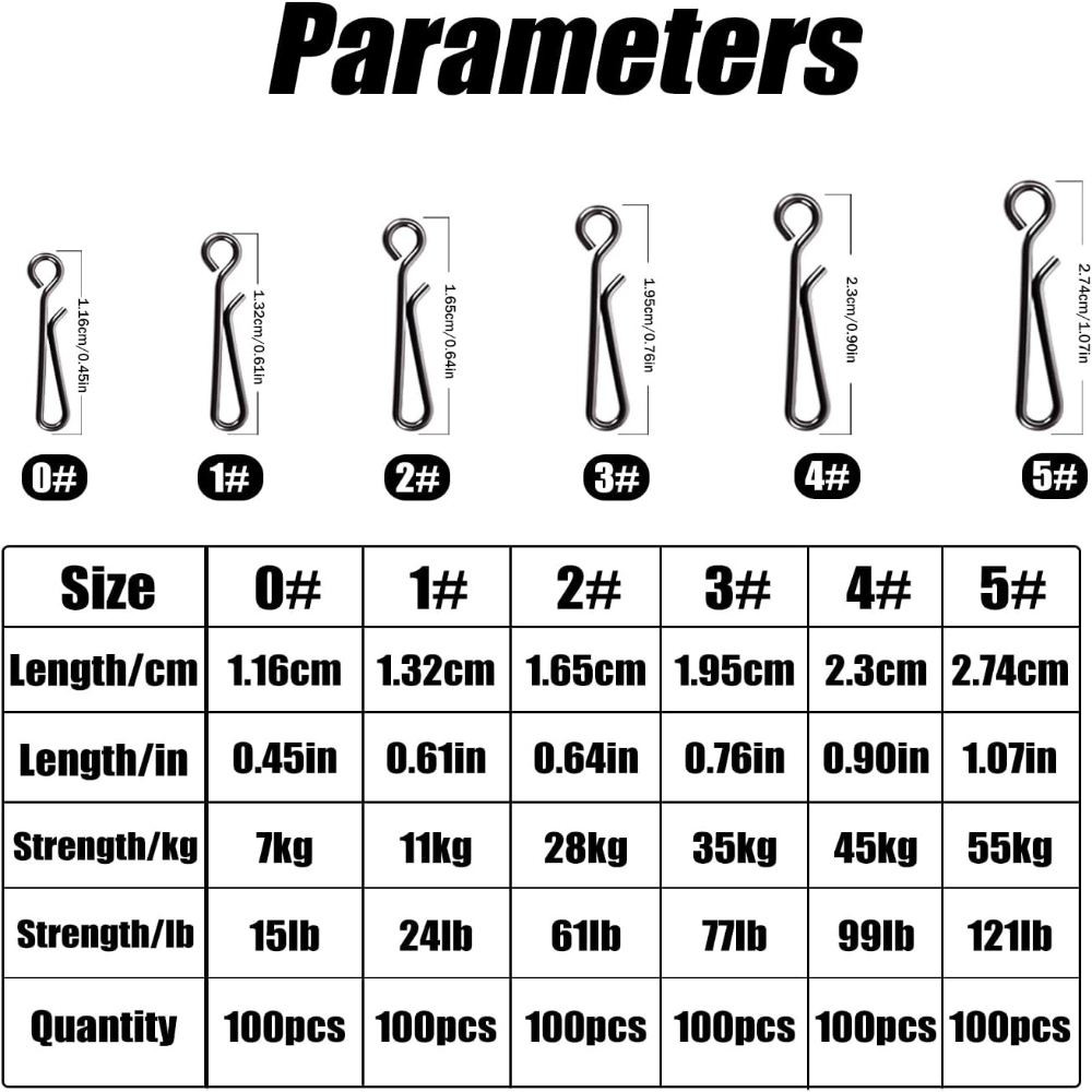 100Pcs Stainless Steel Fishing - Freshwater Line 评论和价格