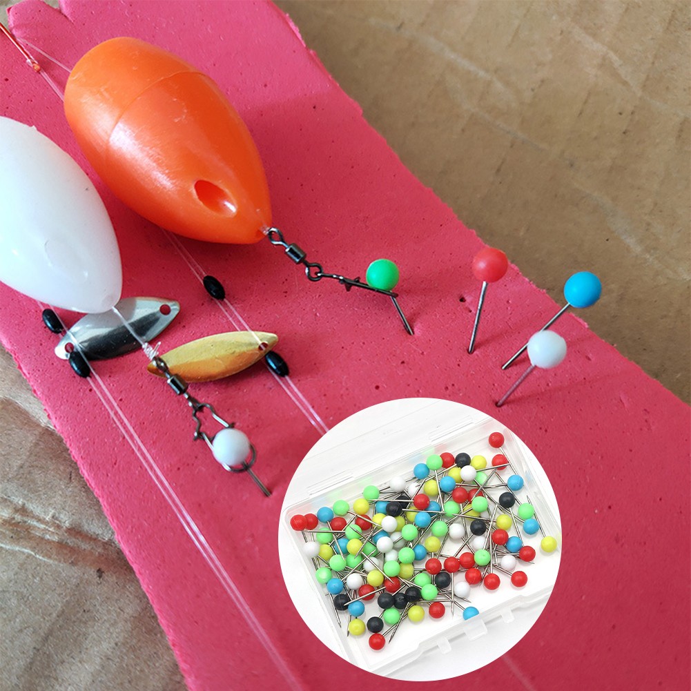 100pcs/Box Rig Safe Spare Pins - Fishing Line Box 评论和价格
