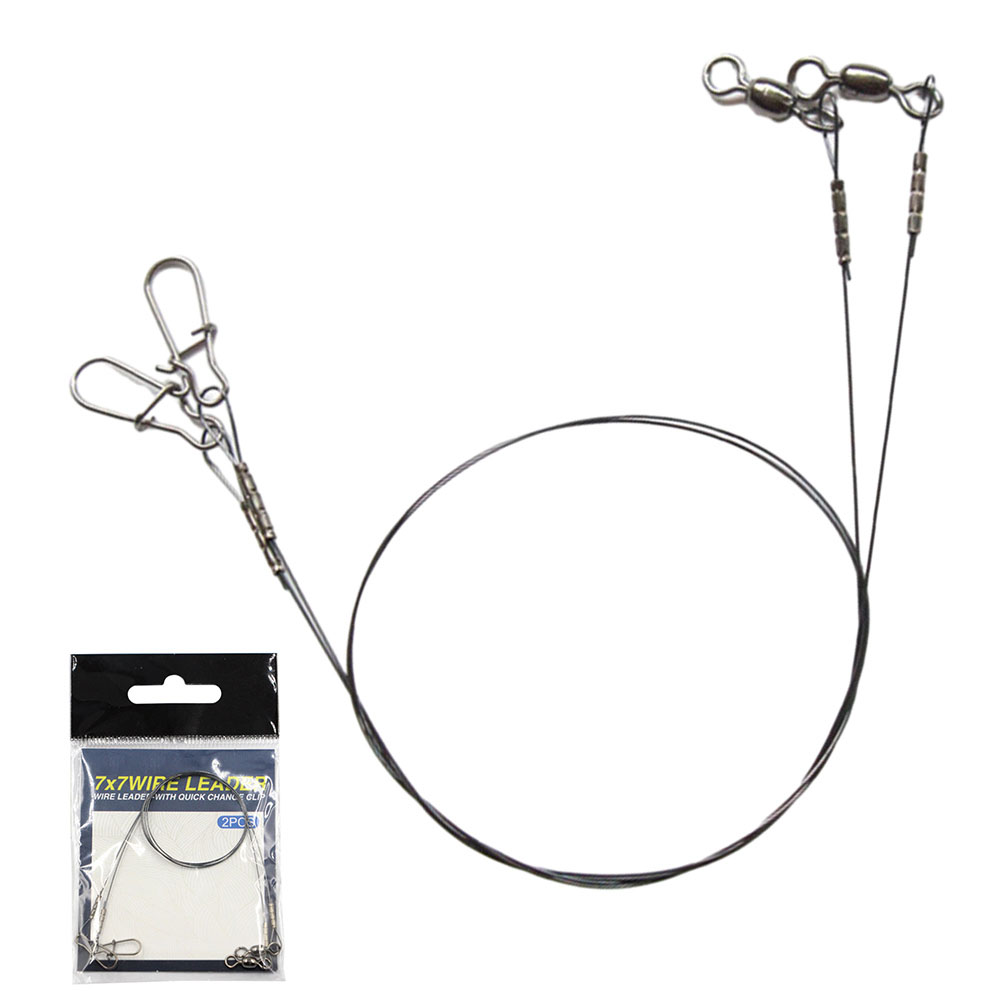 2pc Fishing Titanium Wire Lead - Leader Line 评论和价格