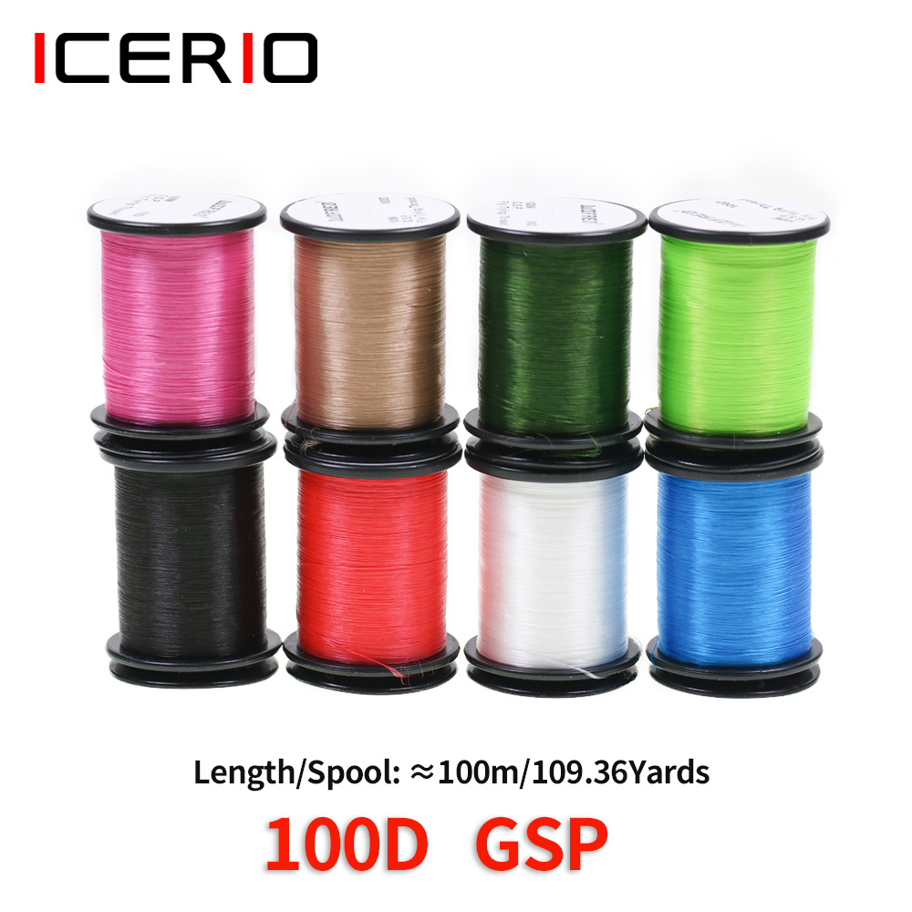 ICERIO 2PCS 100D GSP Fly Tying - Ice Fishing Line 评论和价格