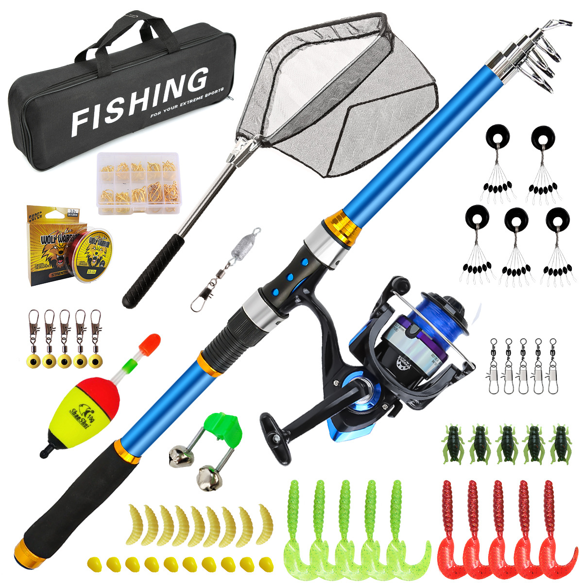 2.1-3.6M Telescopic Glass Fibe - Freshwater Line 评论和价格