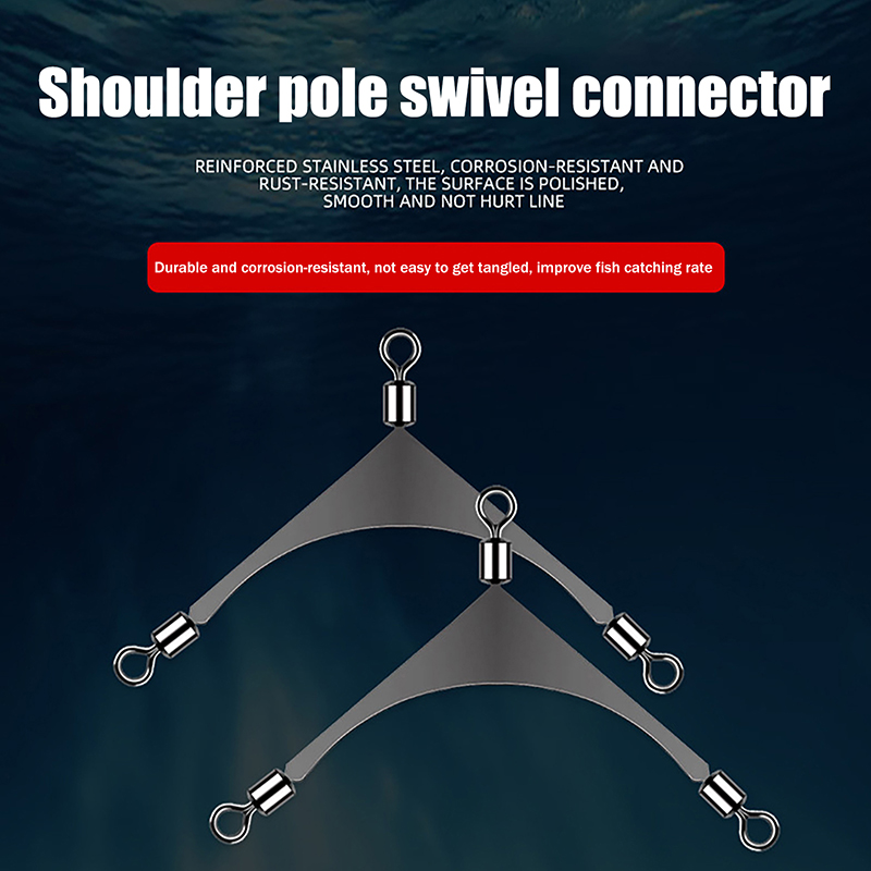 10Pcs/Lot 3 Way Swivels Connec - Saltwater Line 评论和价格